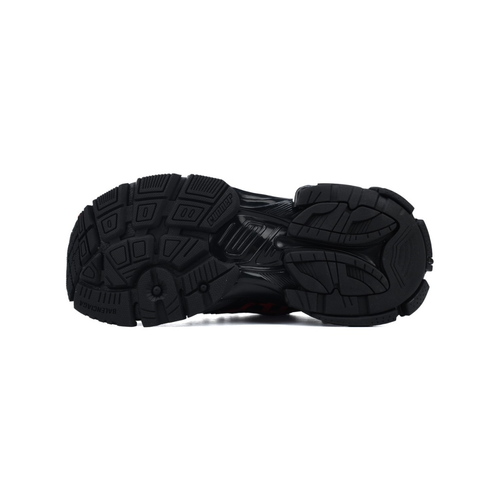 Coco Shoes Balenciaga Runner Graffiti Black Red 677403W3RBQ1060 - Cocoshoesvip.net