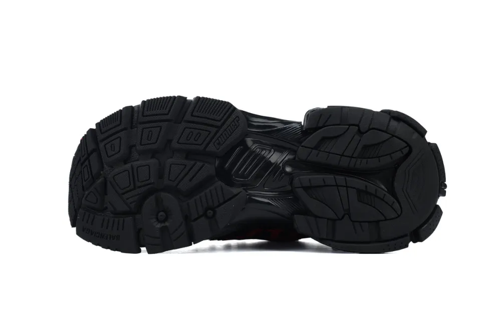 Coco Shoes Balenciaga Runner Graffiti Black Red 677403W3RBQ1060 - Cocoshoesvip.net