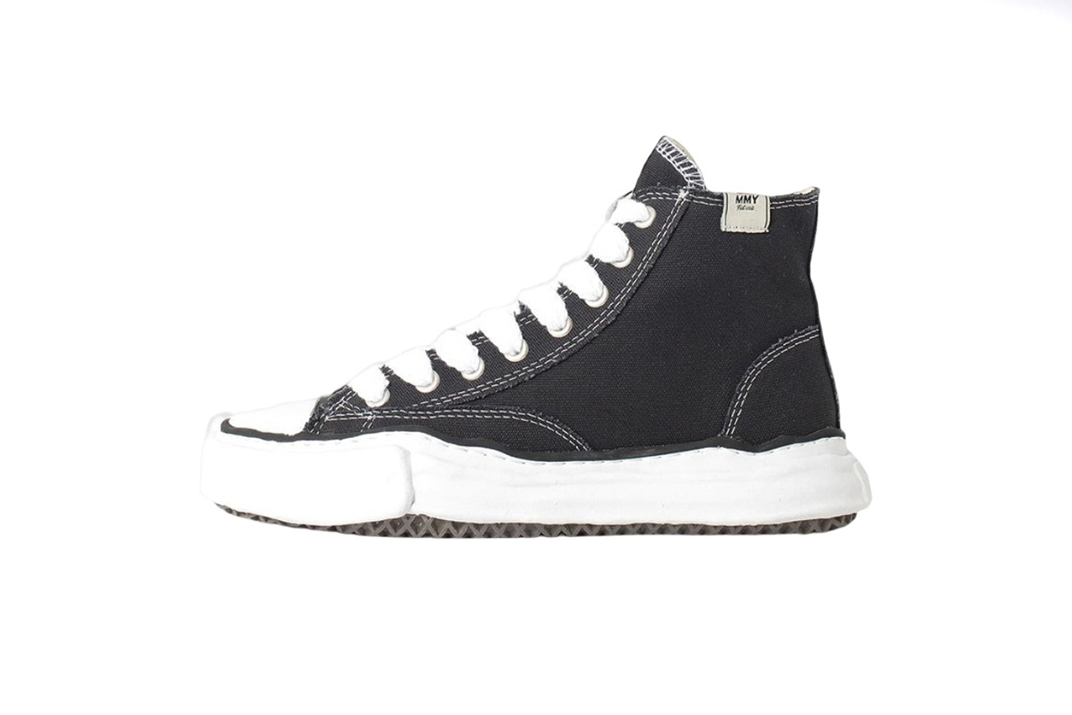 Coco Shoes Maison Mihara Yasuhiro Peterson 0G Sole Canvas High Black A01FW701 - Cocoshoesvip.net
