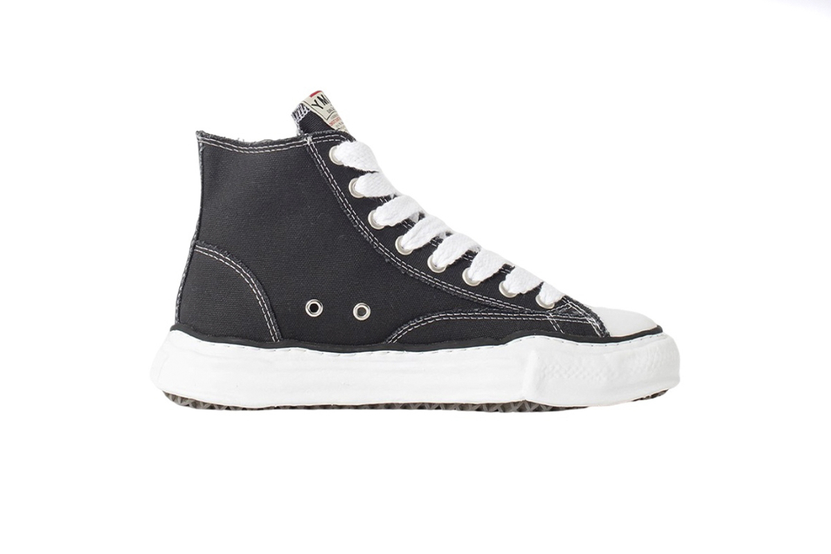 Coco Shoes Maison Mihara Yasuhiro Peterson 0G Sole Canvas High Black A01FW701 - Cocoshoesvip.net