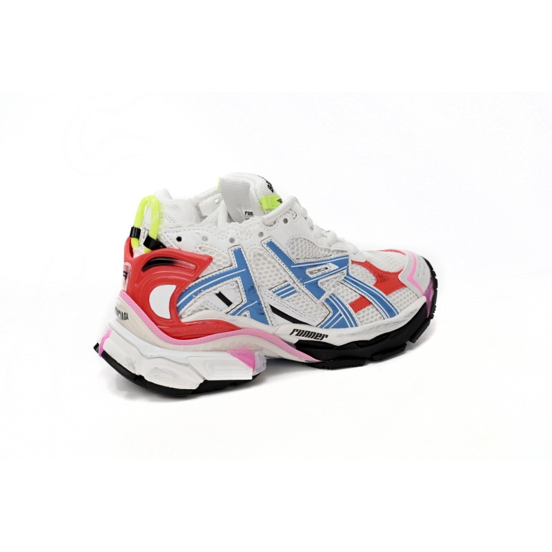 Coco Shoes Balenciaga Runner White Blue Red 677402W3RB69645 - Cocoshoesvip.net