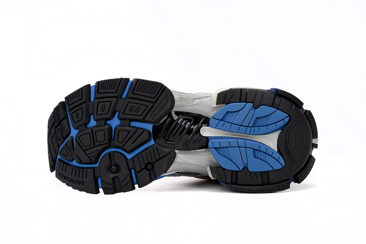 Coco Shoes Balenciaga Runner White Blue Orange 677402W3RB61264 - Cocoshoesvip.net