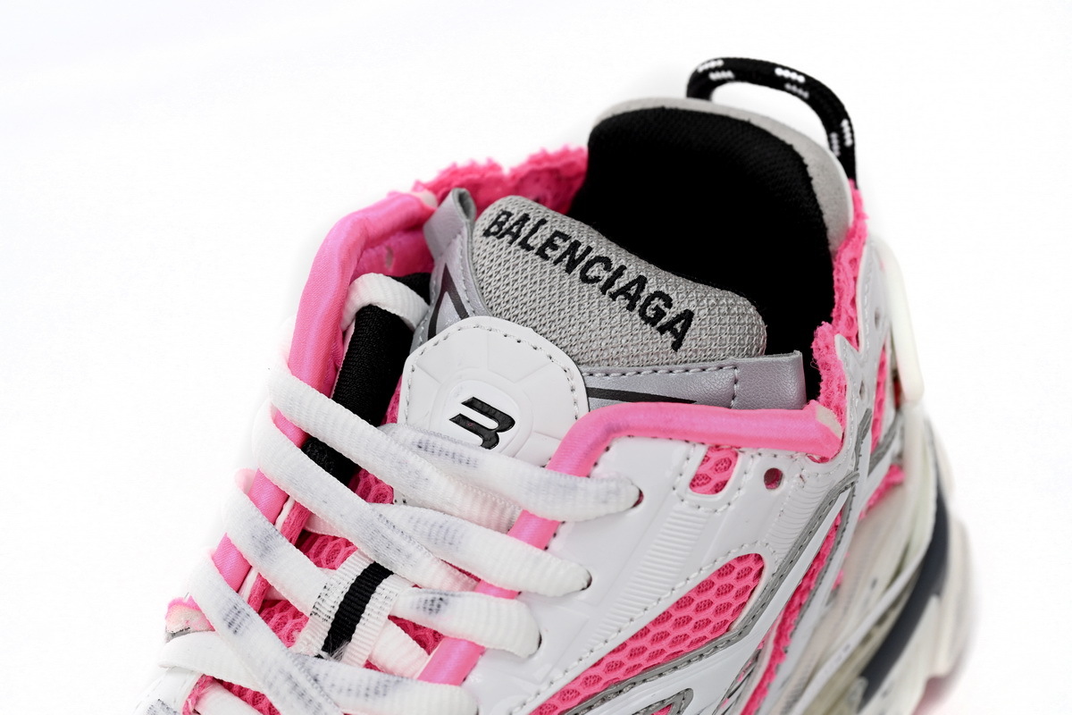 Coco Shoes Balenciaga Runner White Red Powder 677402W3RBN9155 - Cocoshoesvip.net