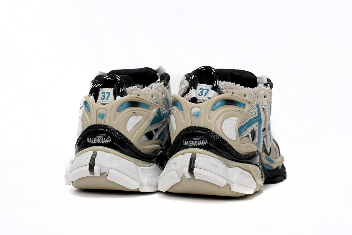 Coco Shoes Balenciaga Runner Beige Grey Blue 677402W5RH60312 - Cocoshoesvip.net