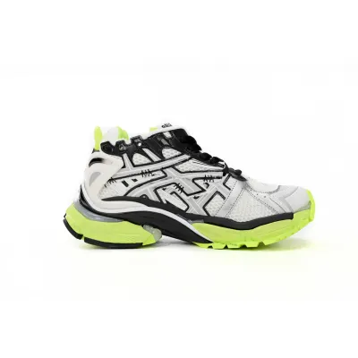 Balenciaga Runner Black/White And Fluorescent Green 677402W3RBP1093 02