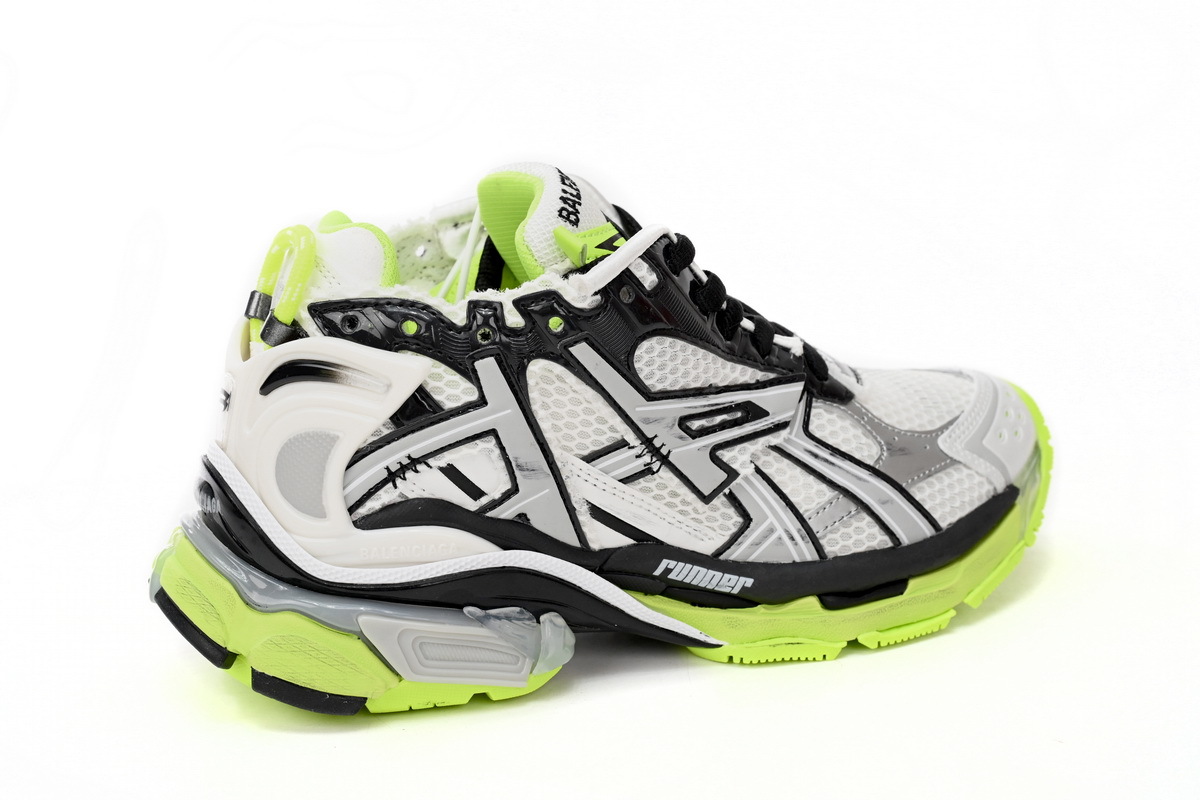 Coco Shoes Balenciaga Runner Black, white, and Yellow 677402W3RBP1093 - Cocoshoesvip.net