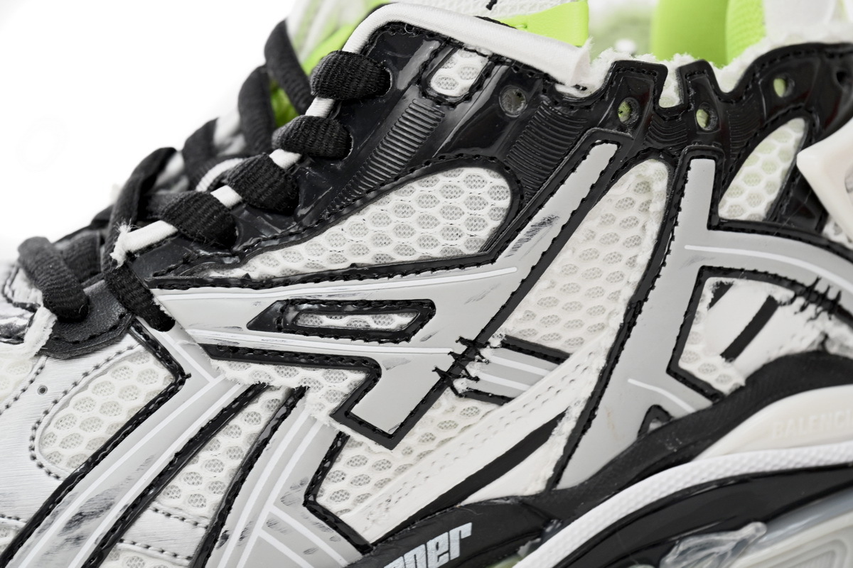 Coco Shoes Balenciaga Runner Black, white, and Yellow 677402W3RBP1093 - Cocoshoesvip.net