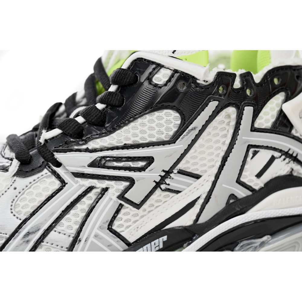 Coco Shoes Balenciaga Runner Black, white, and Yellow 677402W3RBP1093 - Cocoshoesvip.net
