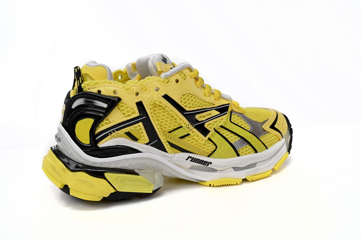 Coco Shoes Balenciaga Runner Black Yellow 677402W2RD30510 - Cocoshoesvip.net