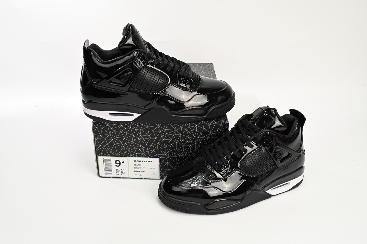 Coco Shoes Air Jordan 4 Retro Powder Patent Leather 719864-010 - Cocoshoesvip.net