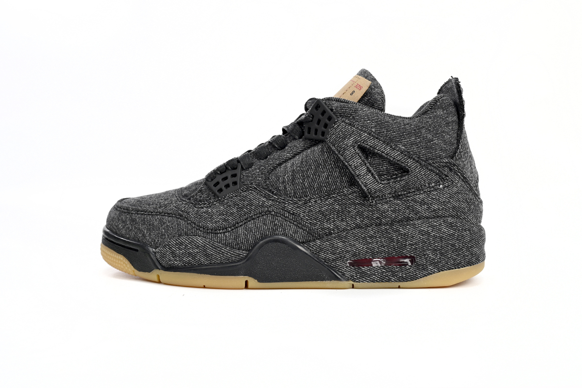 Coco Shoes Levis x Air Jordan 4 Levi's Black AQ9103-001 - Cocoshoesvip.net