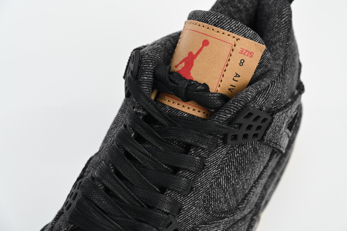 Coco Shoes Levis x Air Jordan 4 Levi's Black AQ9103-001 - Cocoshoesvip.net