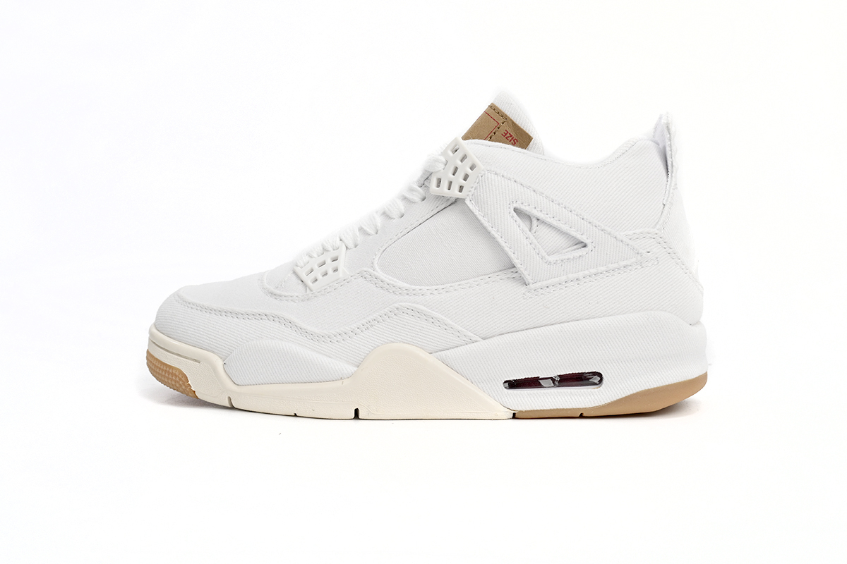 Coco Shoes Levis x Air Jordan 4 White AO2571-100 - Cocoshoesvip.net