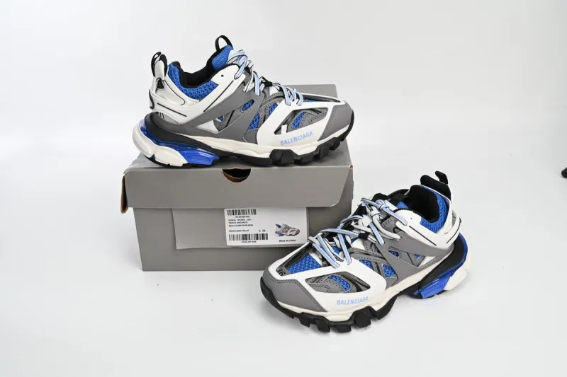 Coco Shoes Balenciaga Track Grey White Blue 542436W3SR62501 - Cocoshoesvip.net