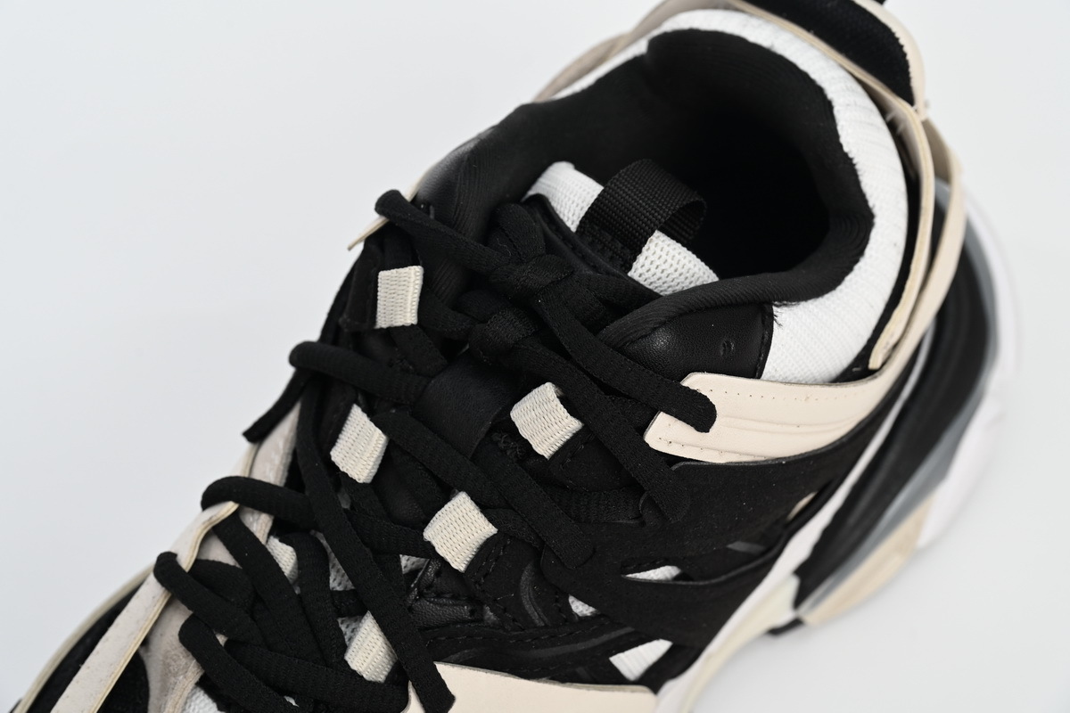 Coco Shoes Balenciaga Track Rice White Black 542436W3SU59791 - Cocoshoesvip.net