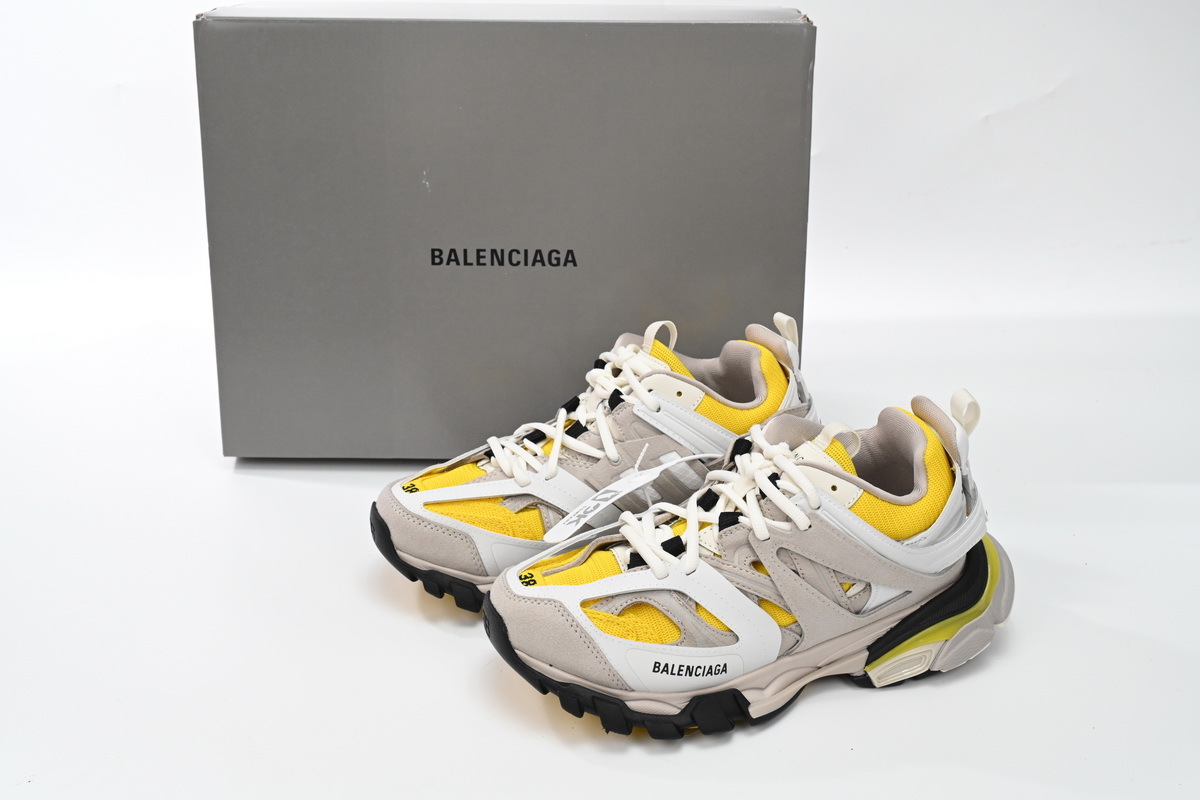 Coco Shoes Balenciaga Track Black And Yellow Tail 542436W1ST30258 - Cocoshoesvip.net