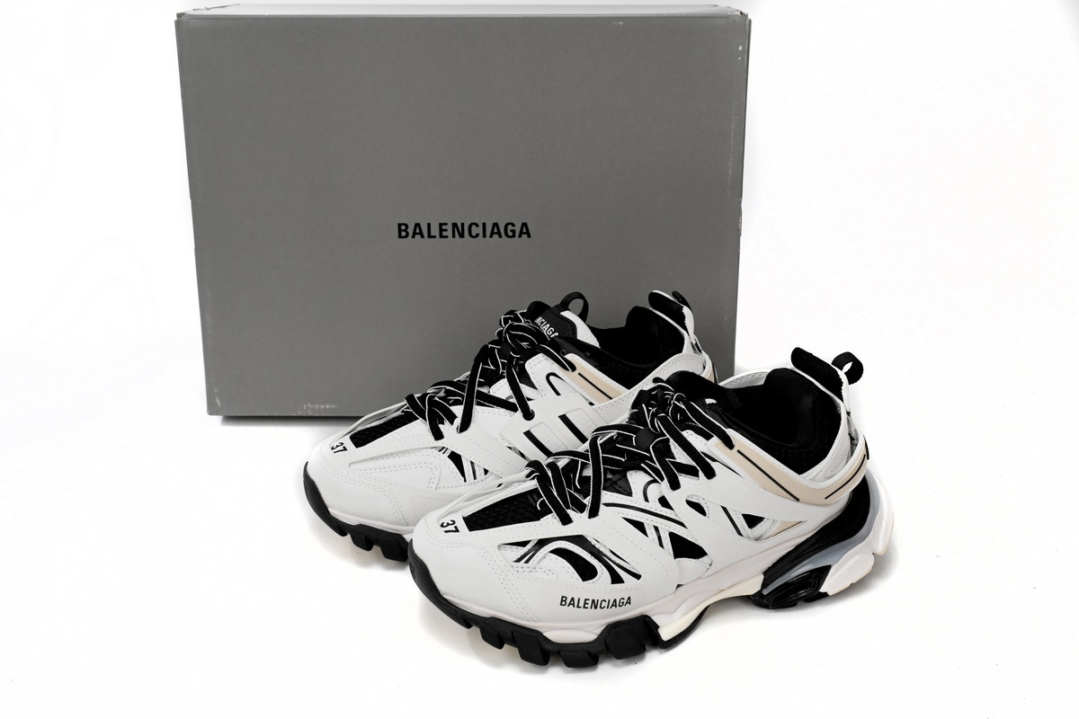 Coco Shoes Balenciaga Track Black And White 542436W3NH37261 - Cocoshoesvip.net