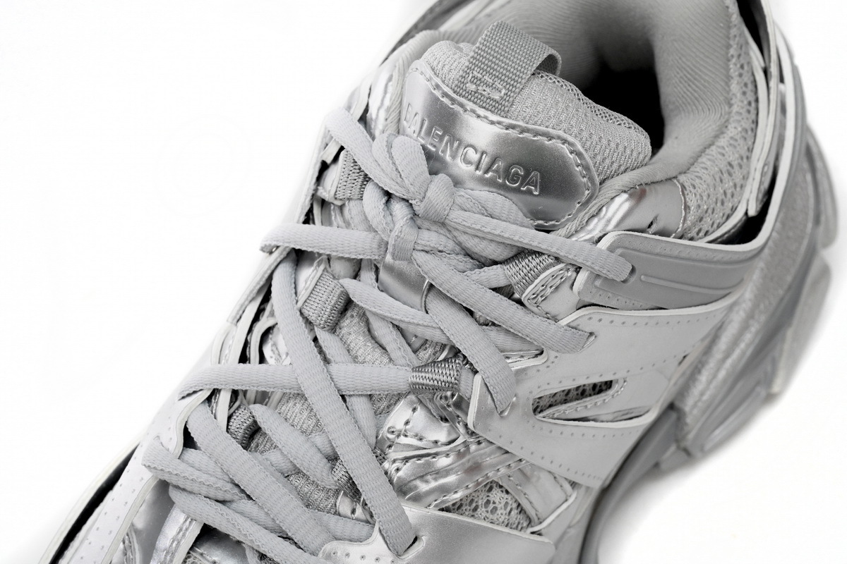 Coco Shoes Balenciaga Track Bright Silver 542436W2FS38100 - Cocoshoesvip.net