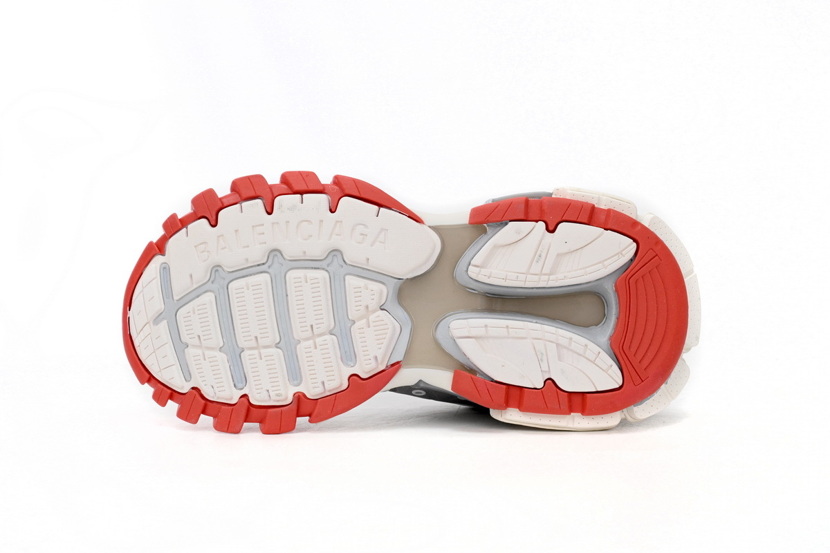 Coco Shoes Balenciaga Track White Grey Red 542436W3DB27663 - Cocoshoesvip.net