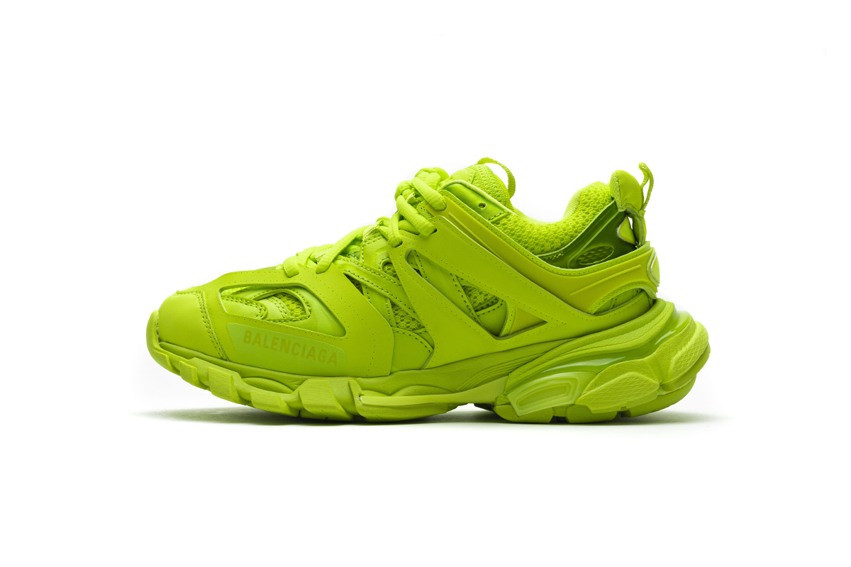 Coco Shoes Balenciaga Track Fluorescent Yellow (Without LED) 542436W1GB72014 - Cocoshoesvip.net