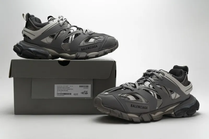 Coco Shoes Balenciaga Track Grey White (Without LED) 555036W2GB71214 - Cocoshoesvip.net