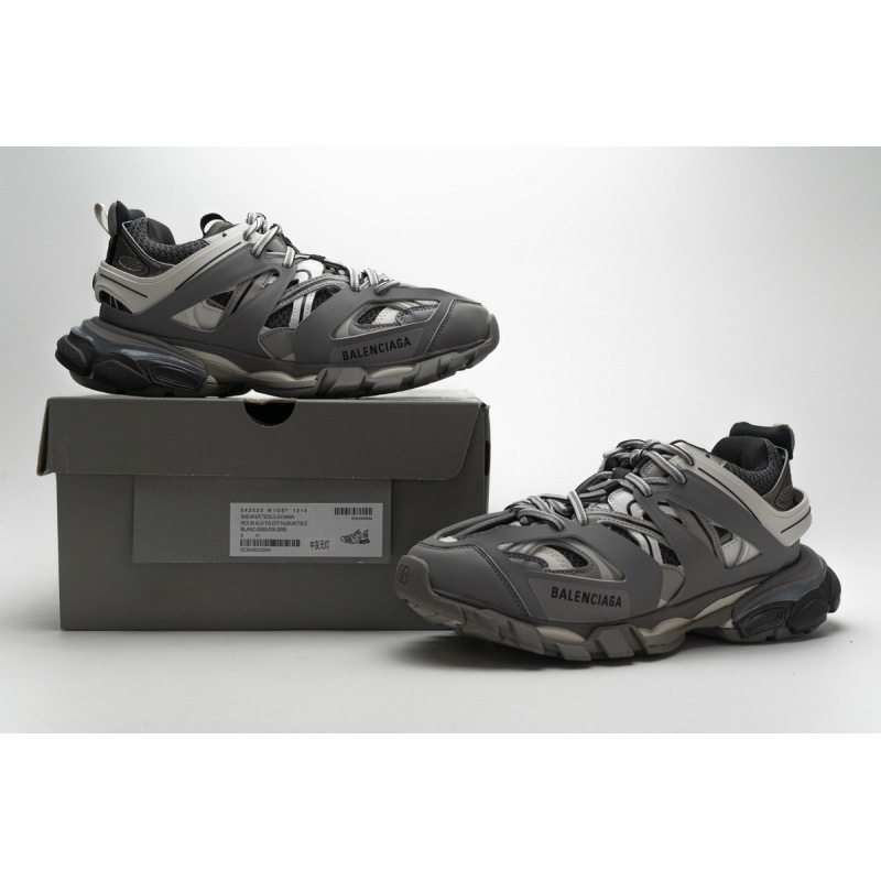 Coco Shoes Balenciaga Track Grey White (Without LED) 555036W2GB71214 - Cocoshoesvip.net