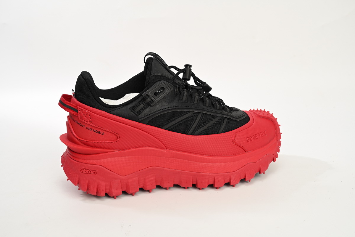 Coco Shoes Moncler Trailgrip Gore-Tex Black Red H209A4M00100M2058P49 - Cocoshoesvip.net