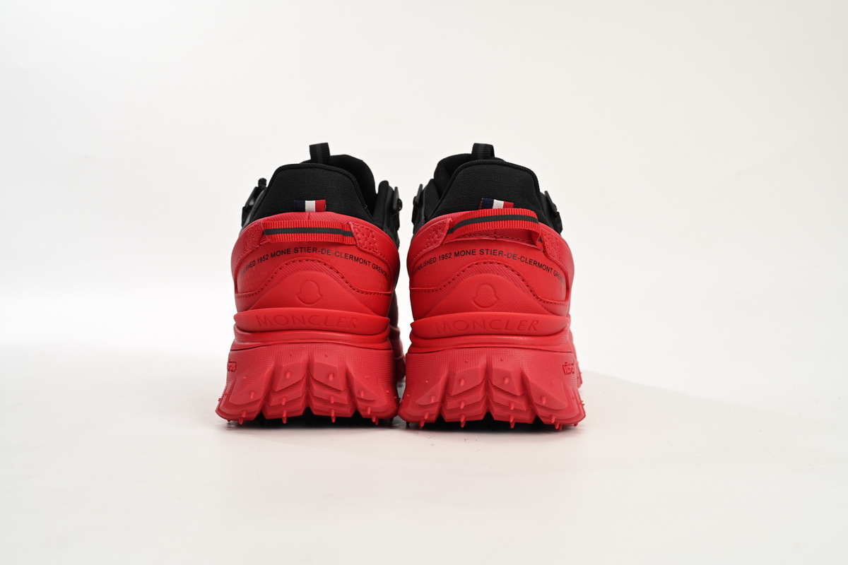 Coco Shoes Moncler Trailgrip Gore-Tex Black Red H209A4M00100M2058P49 - Cocoshoesvip.net