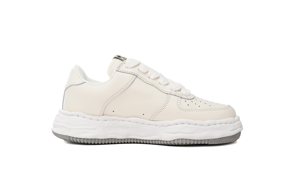 Coco Shoes Maison Mihara Yasuhiro Wayne OG Sole Low White A07FW702 NO.744 - Cocoshoesvip.net