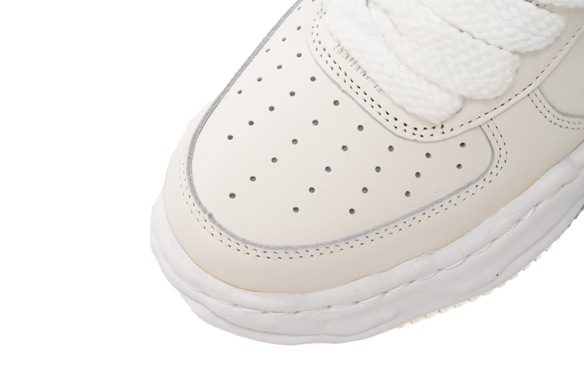 Coco Shoes Maison Mihara Yasuhiro Wayne OG Sole Low White A07FW702 NO.744 - Cocoshoesvip.net