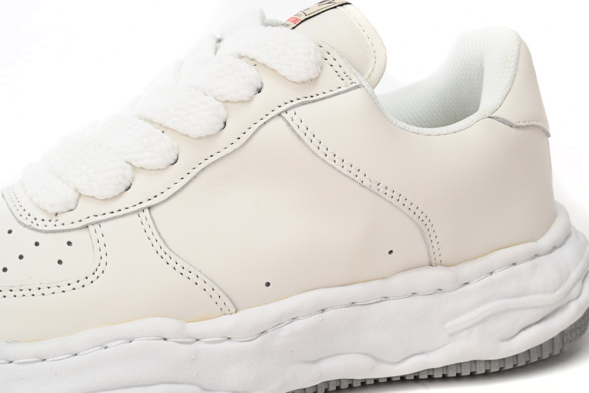 Coco Shoes Maison Mihara Yasuhiro Wayne OG Sole Low White A07FW702 NO.744 - Cocoshoesvip.net