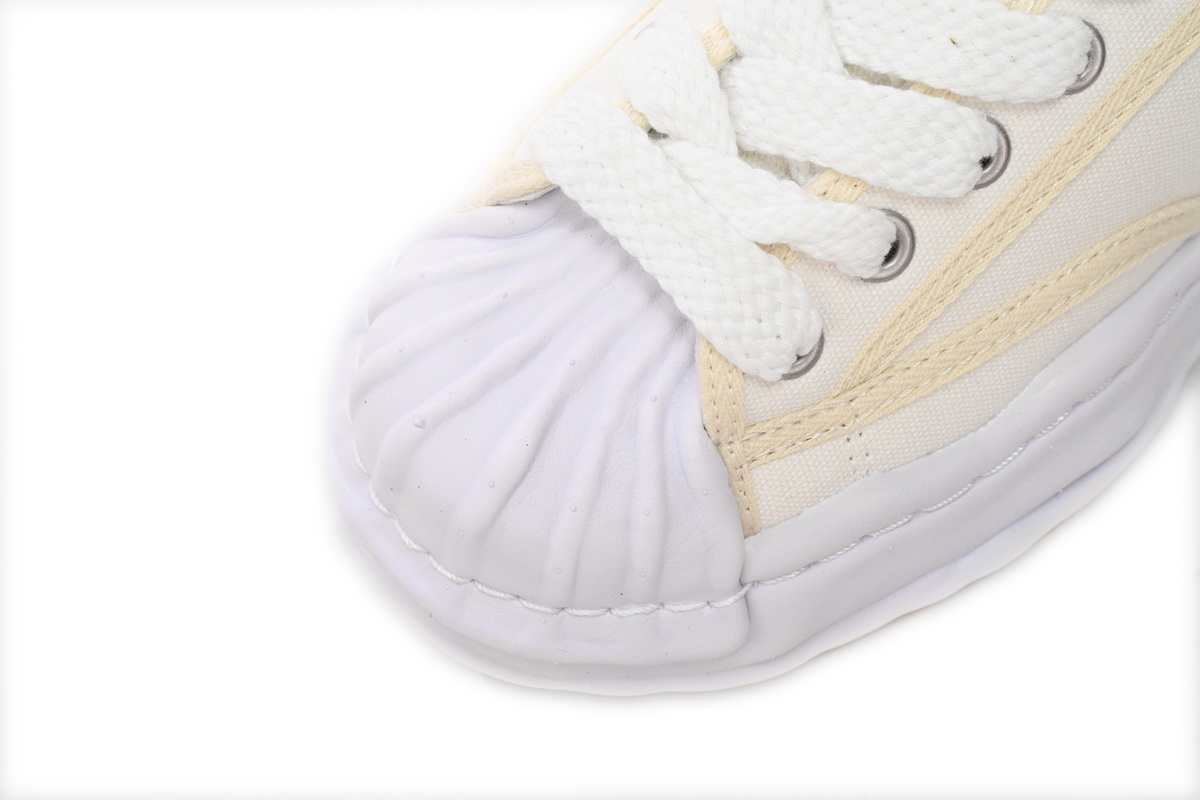 Coco Shoes Maison Mihara Yasuhiro White And White Yellow A06FW704 NO.704 - Cocoshoesvip.net