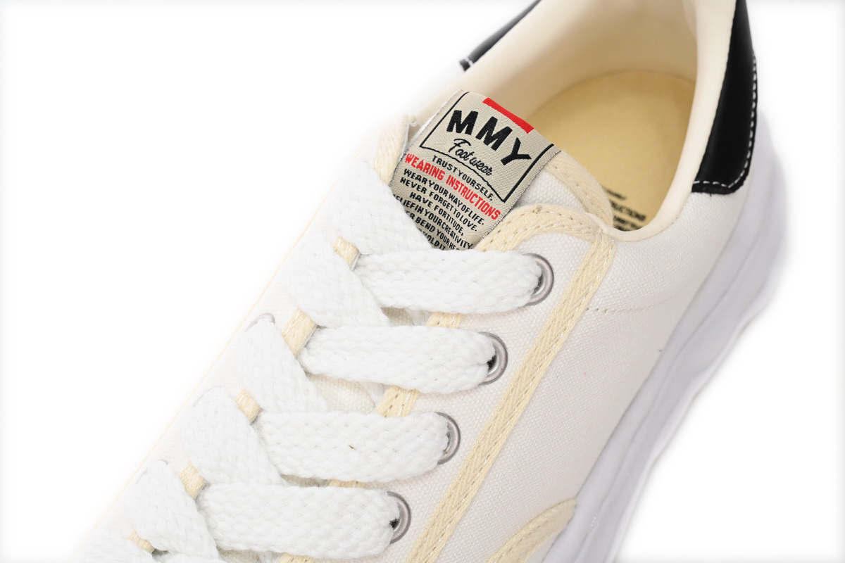 Coco Shoes Maison Mihara Yasuhiro White And White Yellow A06FW704 NO.704 - Cocoshoesvip.net