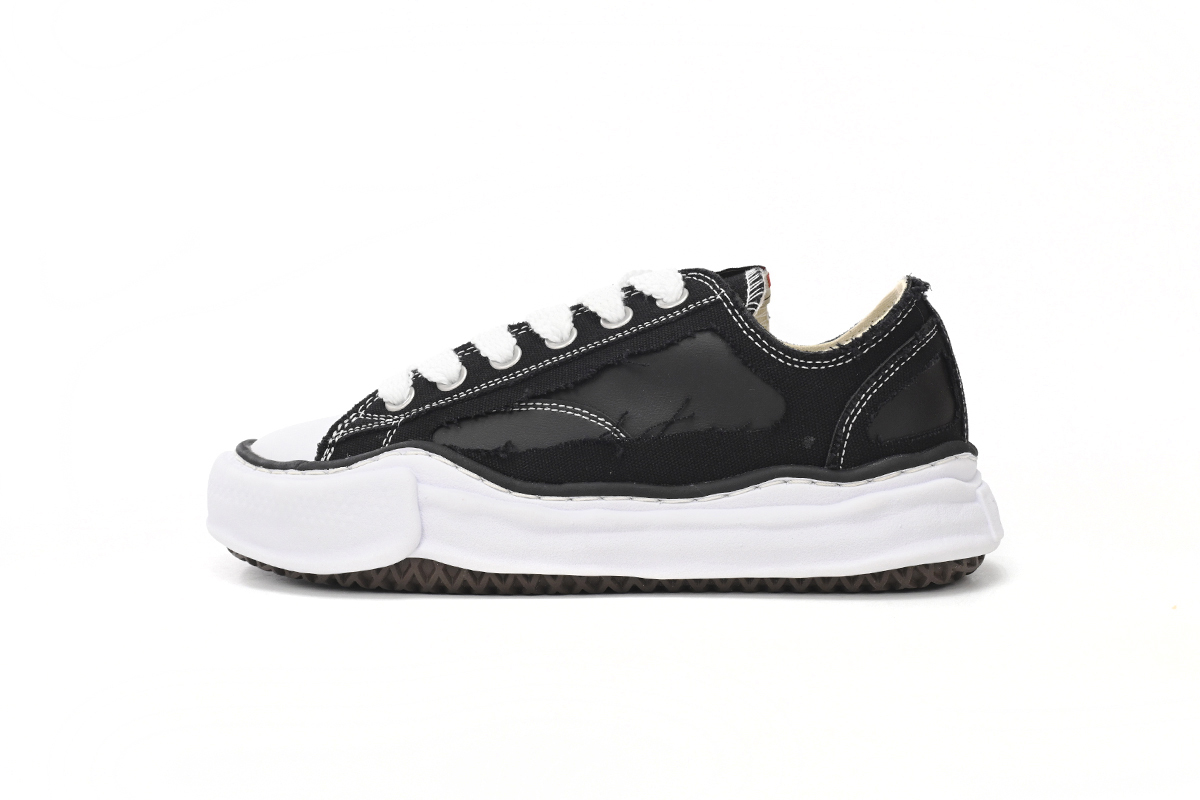 Coco Shoes Mihara Yasuhiro White And White And Black A04FW710 NO.782 - Cocoshoesvip.net