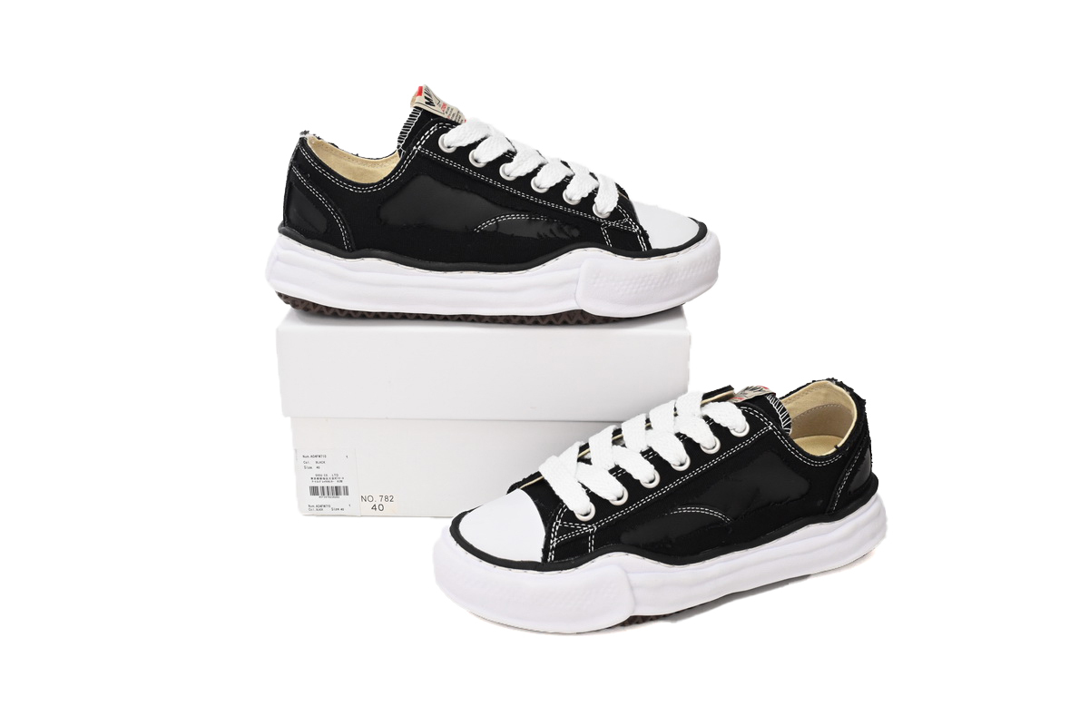 Coco Shoes Mihara Yasuhiro White And White And Black A04FW710 NO.782 - Cocoshoesvip.net