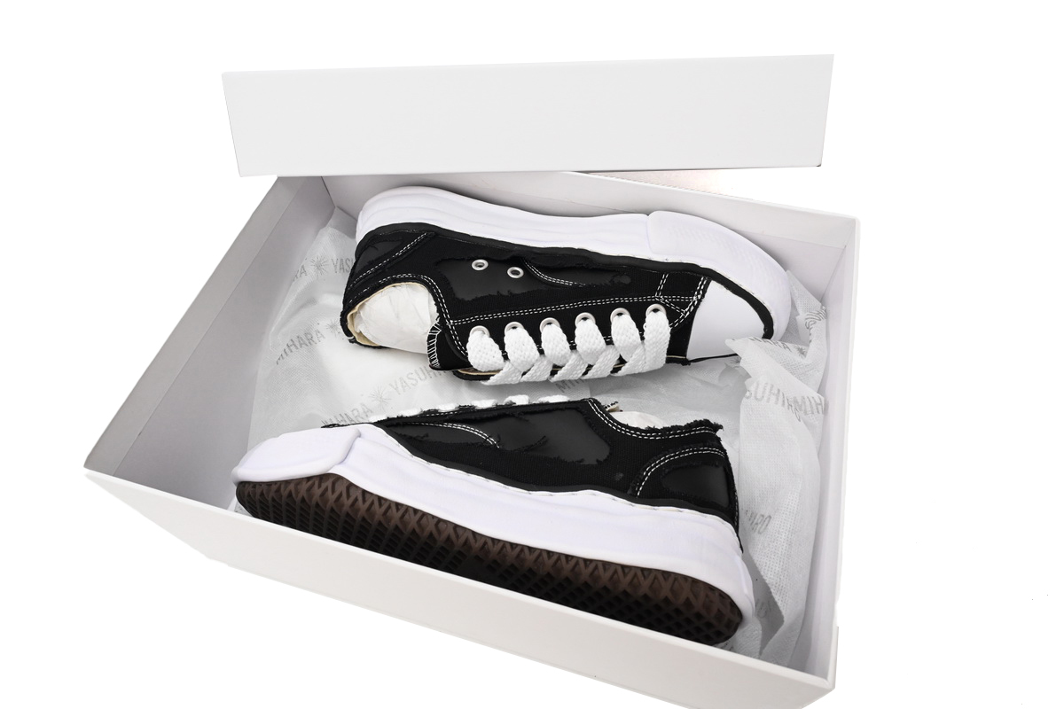 Coco Shoes Mihara Yasuhiro White And White And Black A04FW710 NO.782 - Cocoshoesvip.net