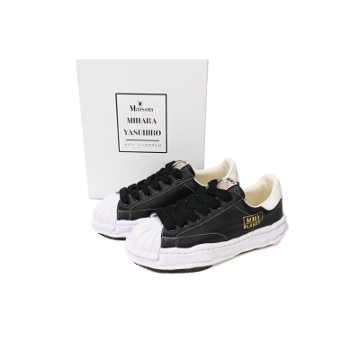 Coco Shoes Maison Mihara Yasuhiro Blakey OG Sole Leather Low Black A06FW702 NO.701 02