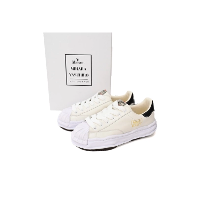 Coco Shoes Maison Mihara Yasuhiro Blakey OG Sole Leather Low White A06FW702 NO.702 02