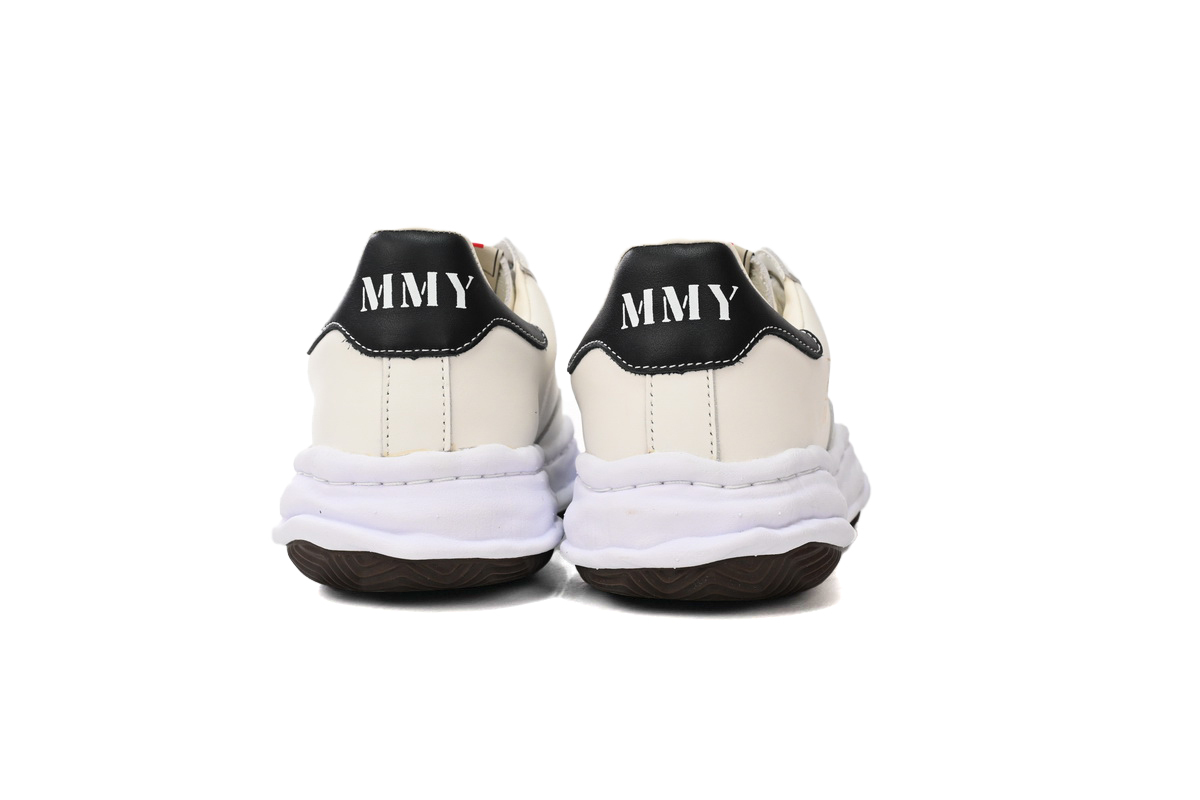 Coco Shoes Maison Mihara Yasuhiro Blakey OG Sole Leather Low White A06FW702 NO.702 - Cocoshoesvip.net
