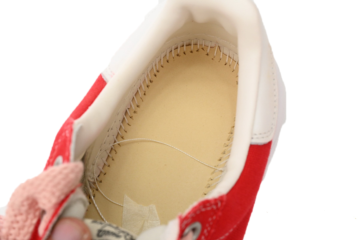 Coco Shoes Maison Mihara Yasuhiro Blakey OG Sole Canvas Low Red A08FW735 NO.766 - Cocoshoesvip.net