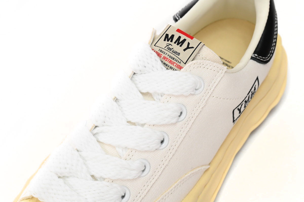 Coco Shoes Mihara Yasuhiro White And White Yellow Black Background A09FW732 NO.785 - Cocoshoesvip.net