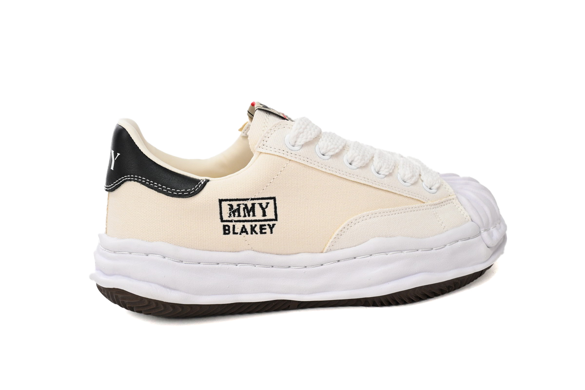 Coco Shoes Maison Mihara Yasuhiro Blakey OG Sole Canvas Low White A08FW735 NO.763 - Cocoshoesvip.net