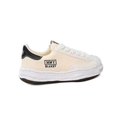 Maison Mihara Yasuhiro Blakey OG Sole Canvas Low All White Black Tail A08FW735 NO.763 02