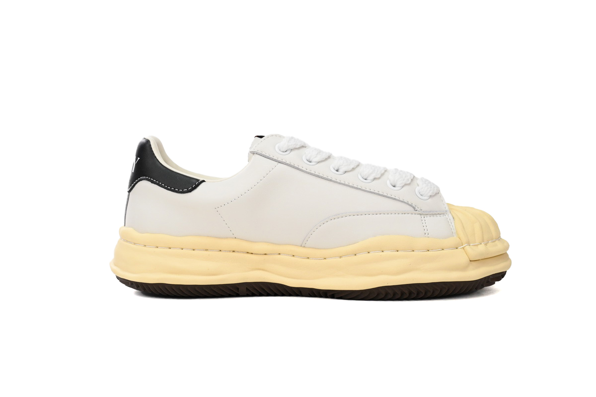 Coco Shoes Mihara Yasuhiro White And White Yellow Black Tail A09FW731 NO.786 - Cocoshoesvip.net