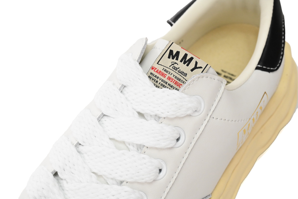 Coco Shoes Mihara Yasuhiro White And White Yellow Black Tail A09FW731 NO.786 - Cocoshoesvip.net