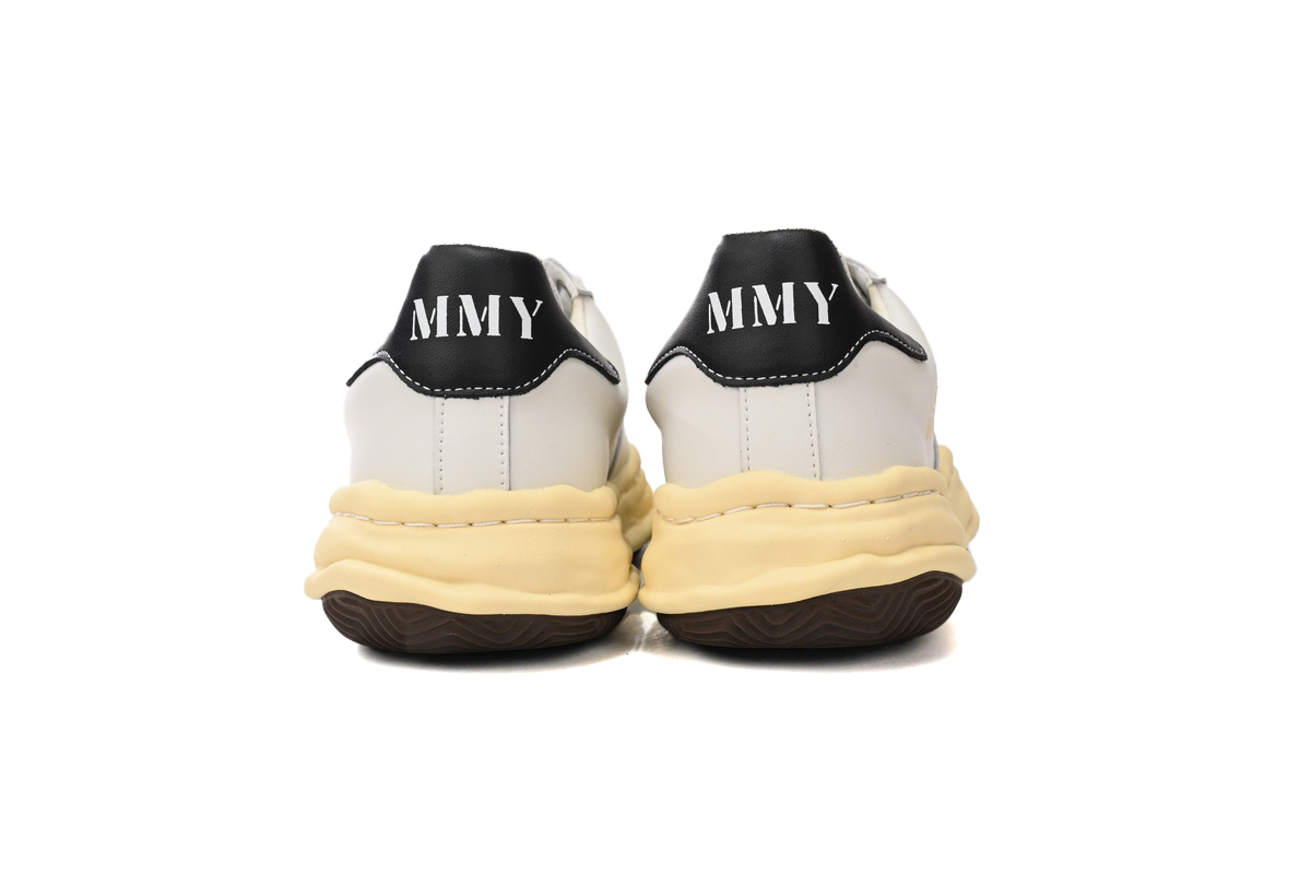 Coco Shoes Mihara Yasuhiro White And White Yellow Black Tail A09FW731 NO.786 - Cocoshoesvip.net