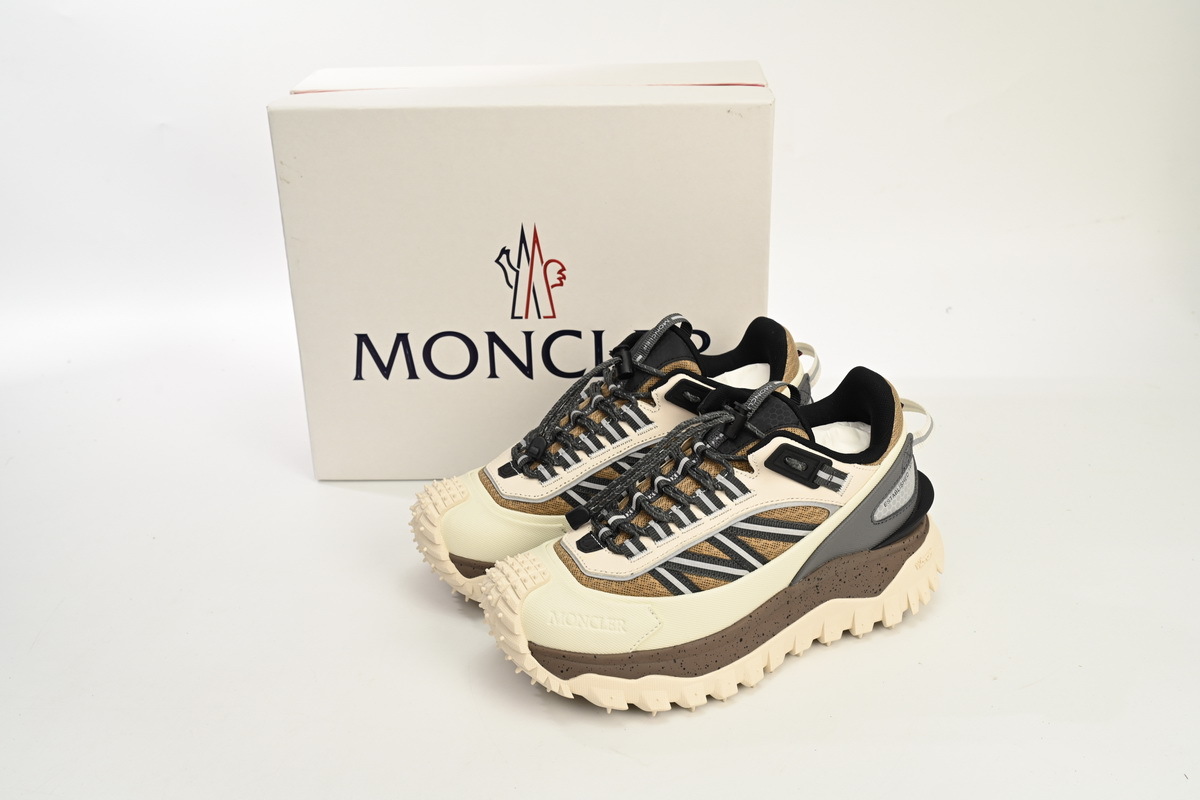 Coco Shoes Moncler Trailgrip Beige White I109A4M00260M2671P00 - Cocoshoesvip.net