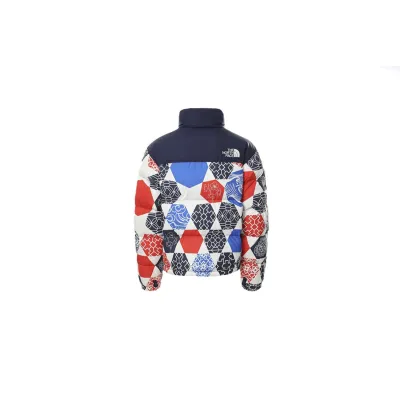 The North Face 1996 Retro Nuptse IC Geo Print Jacket Blue NF0A5IX43H1 02
