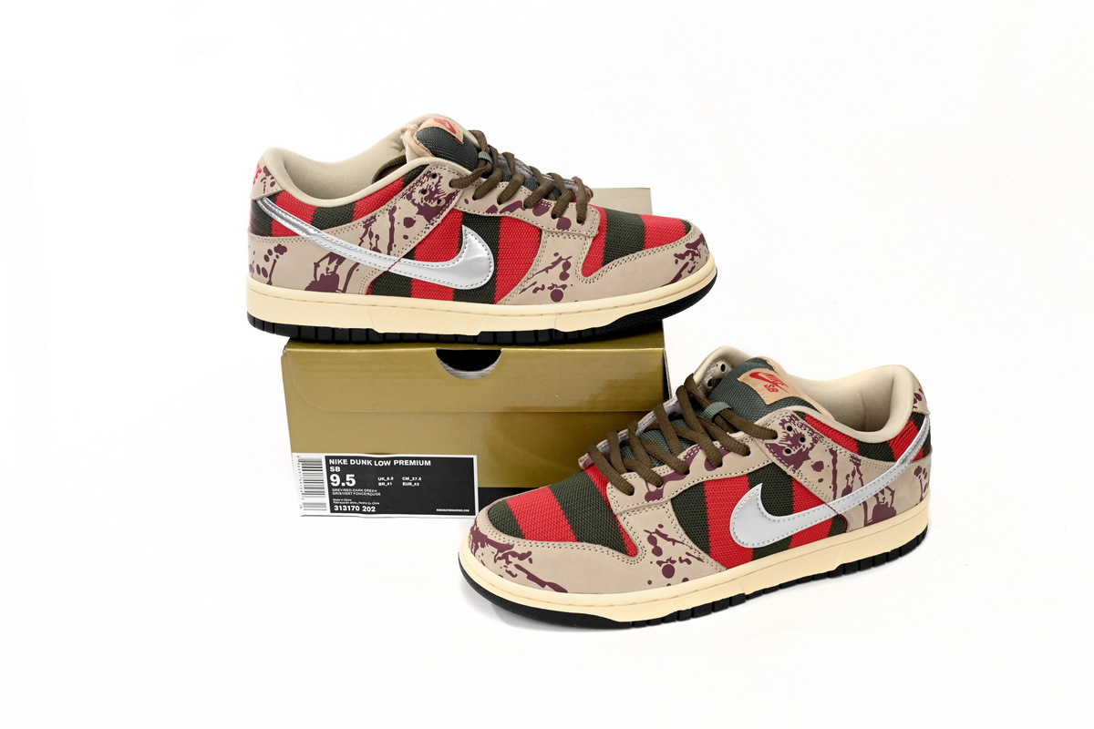 Coco Shoes Nike SB Dunk Low Freddy Krueger 313170-202 - Cocoshoesvip.net