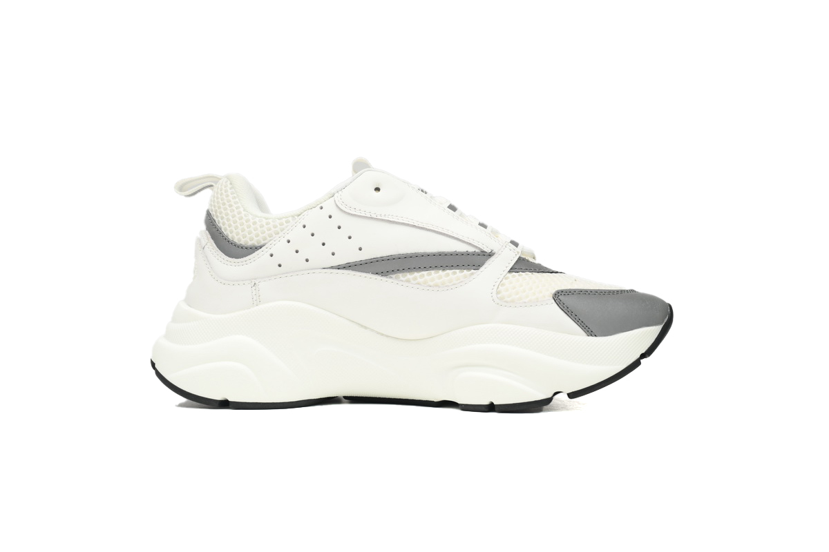 Coco Shoes Dior B22 Triple White Silver 3SN231YJG_H000 - Cocoshoesvip.net